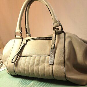 Cesca London New York Large Satchel Handbag - Brown Vegan Leather - 2015 Edition